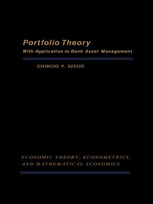 cover image of Portfolio Theory
